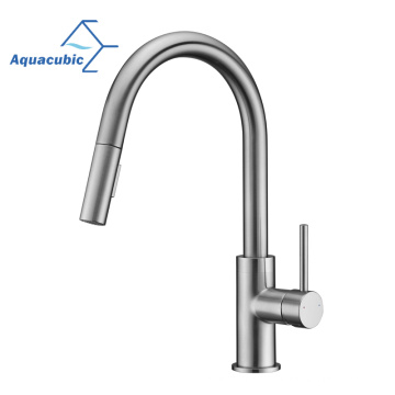 Aquacúbico Agua de agua Atrás hacia abajo UPC Cepillado Smart Smart Automatic Touch Sensor Faucet